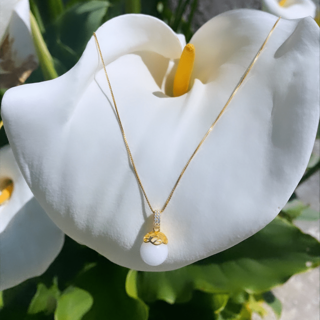 Pendentif Corolle Bijoux au lait maternel apasdemoa Bijoux au lait maternel ApasdeMoa